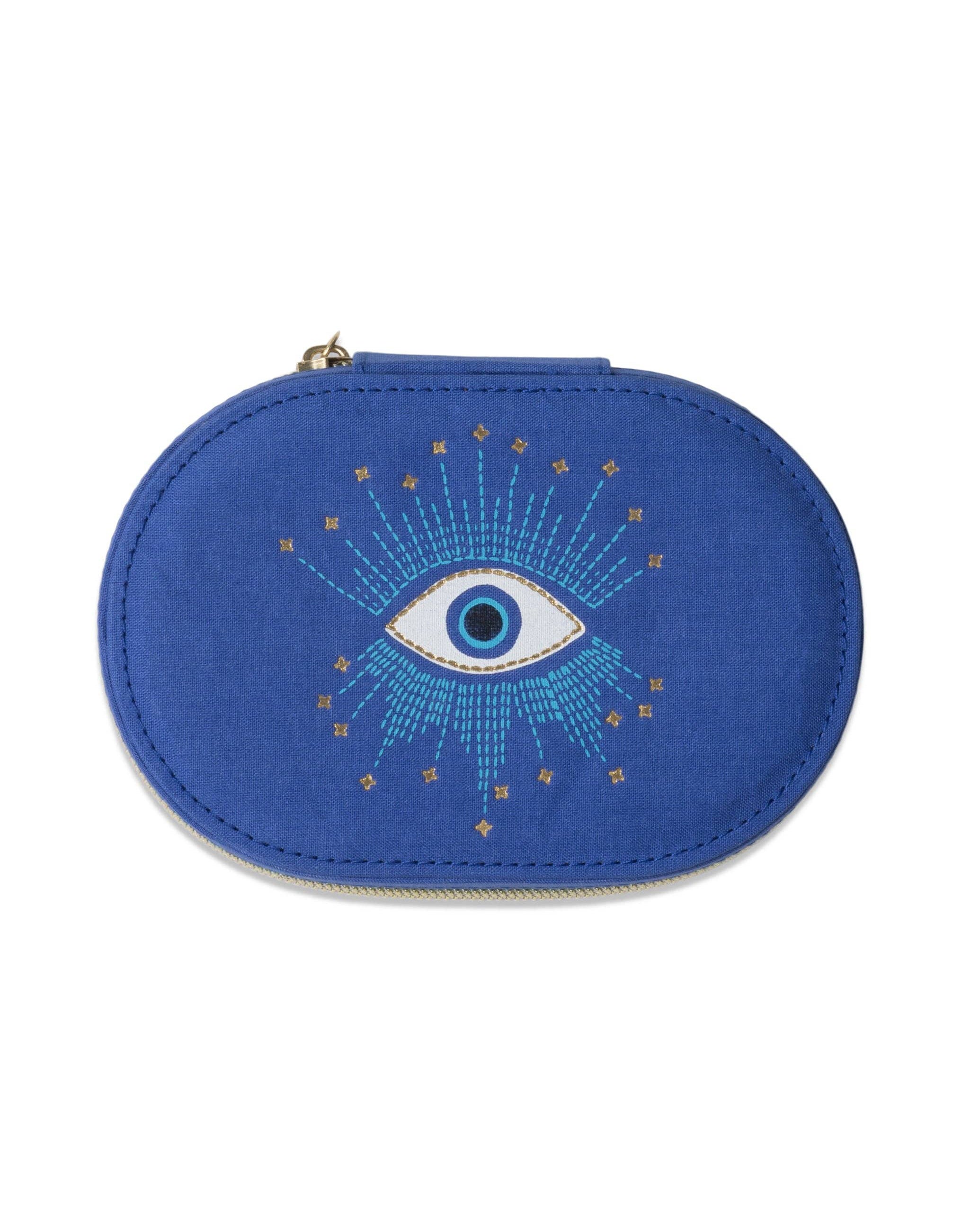 Oval Jewellery Case - Starry Eyed