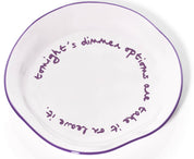 'Take it or leave it.' Statement Plate