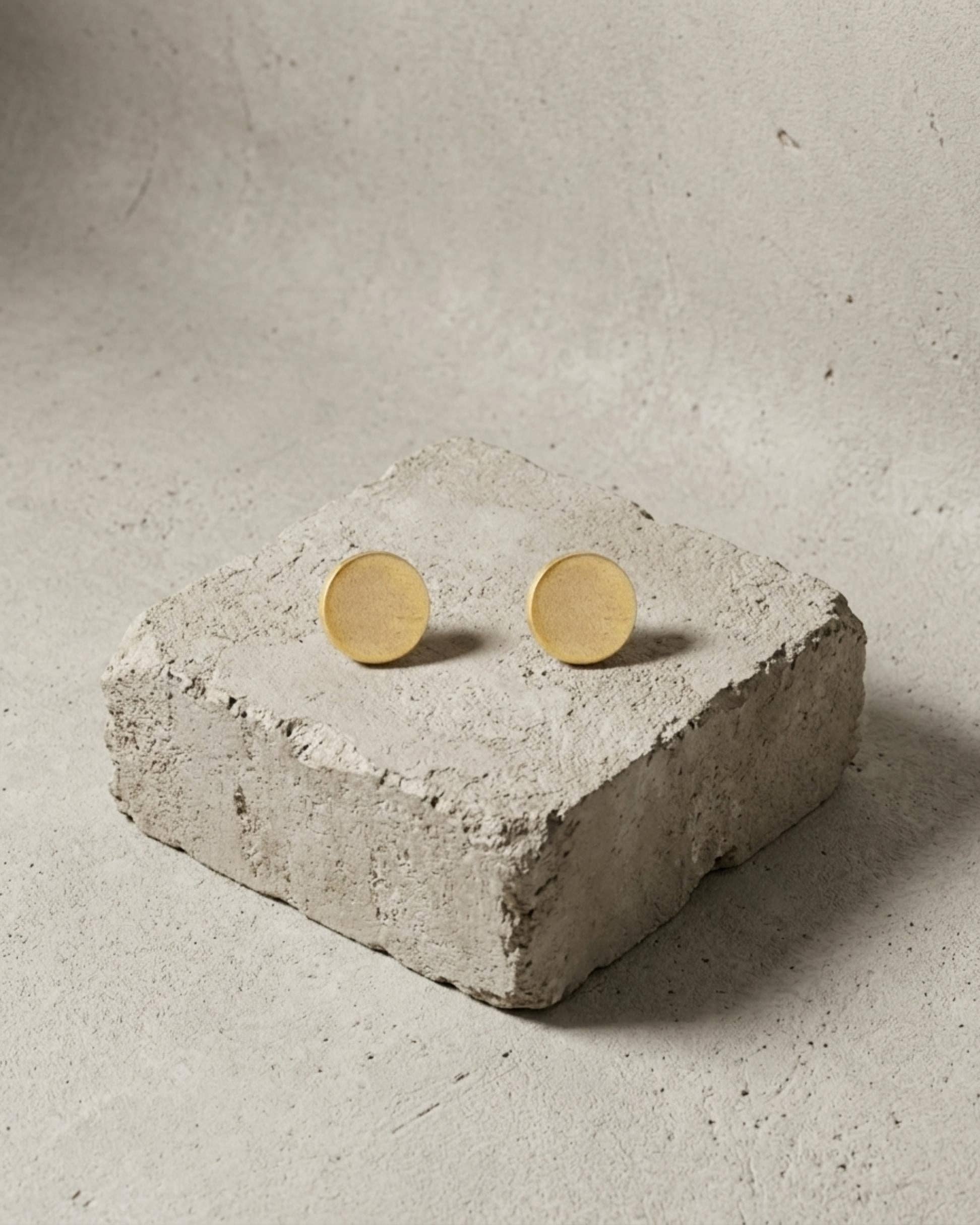 Dansk Copenhagen Tyra sanded post earrings, further view