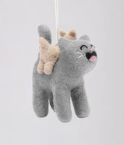 Pabs Cat Hanging Felt Ornament