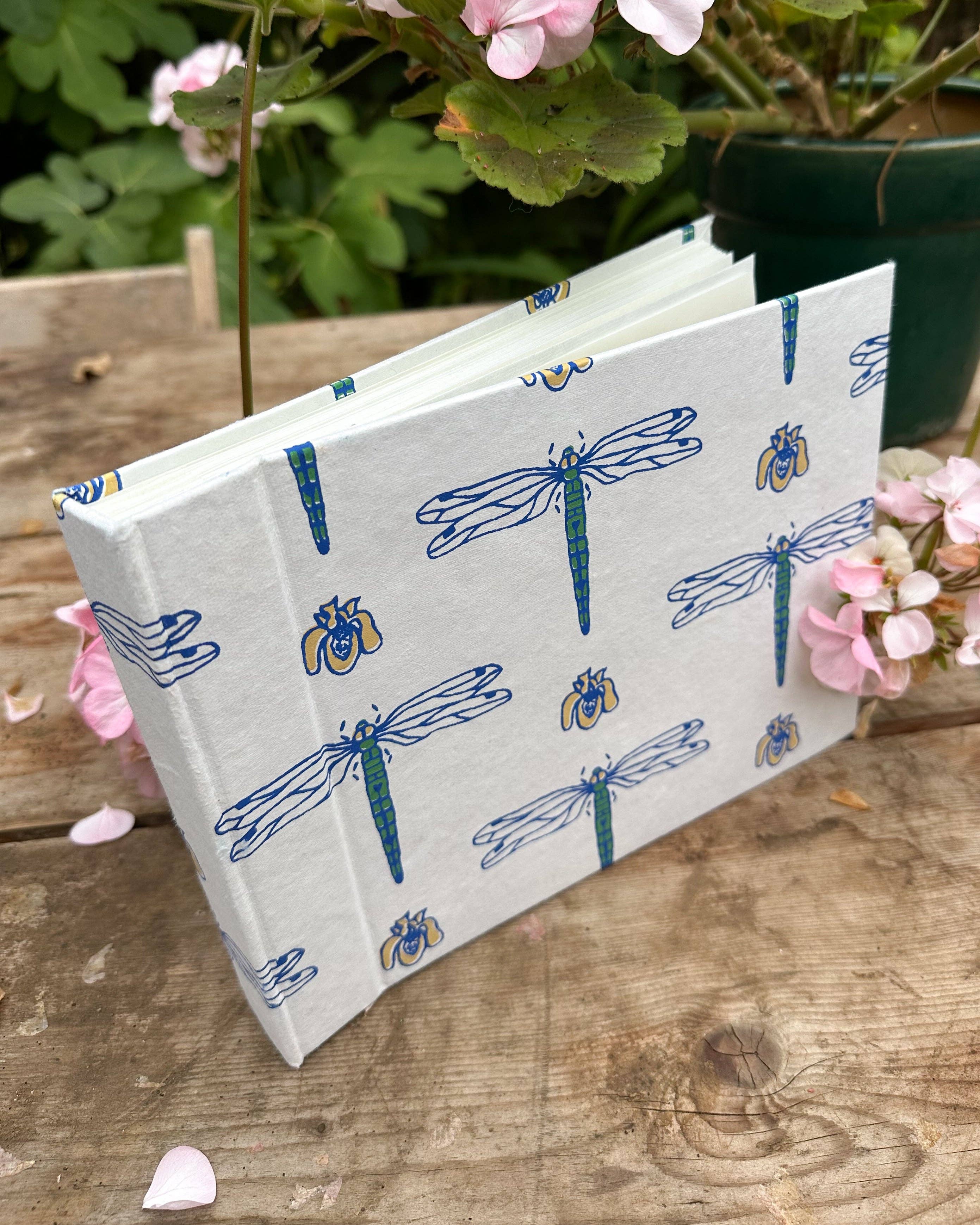 Hand Printed Hardback Photo Album 'Dragonflies'