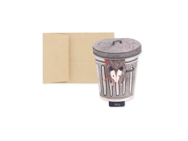 “Trash Possum” Mini Pop-Up Card