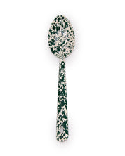 Splatter Enamelware Large Slotted Spoon