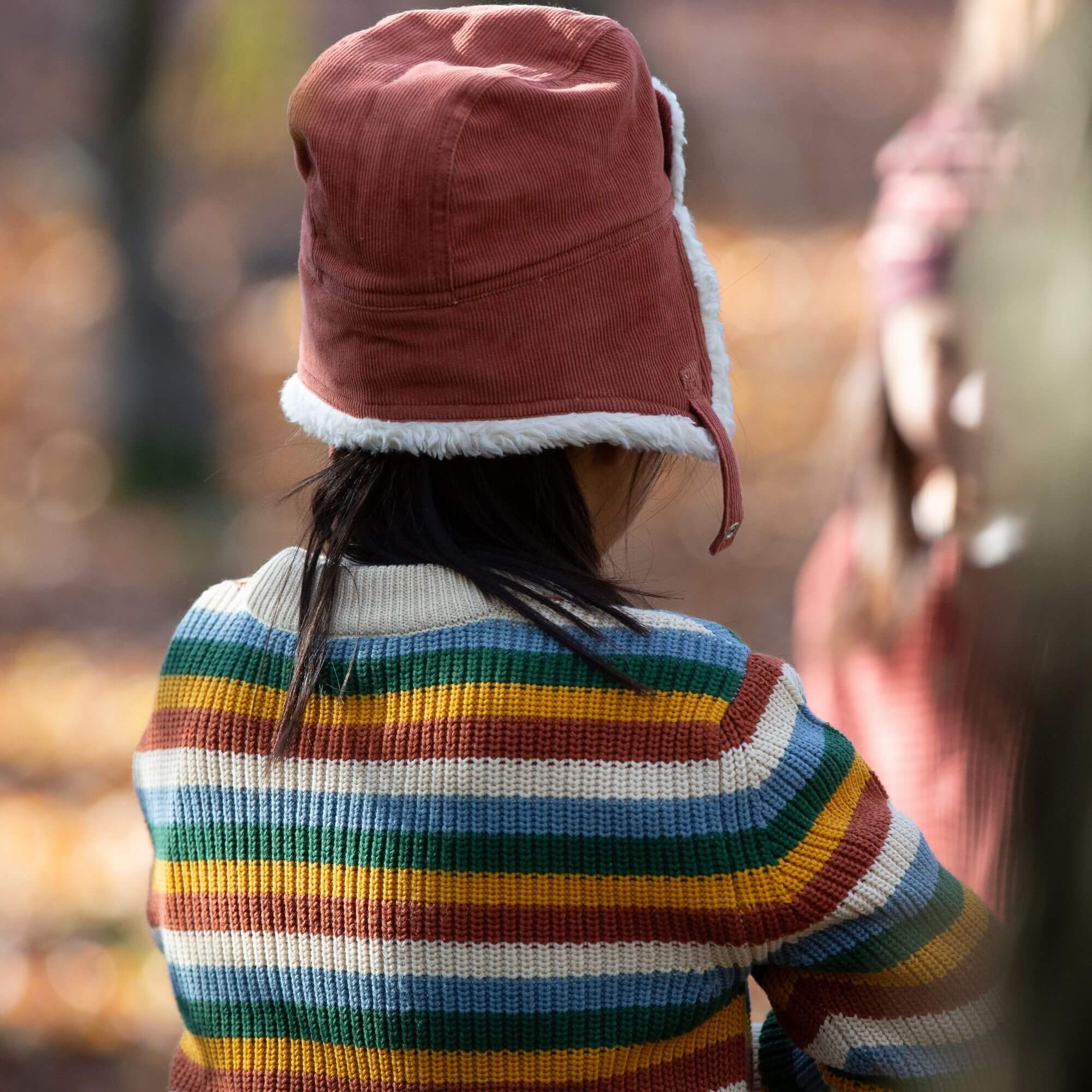 Ginger Sherpa Fleece Cosy Hat by Little Green Radicals, further view