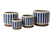 Indoor Pot | Blue Stripe