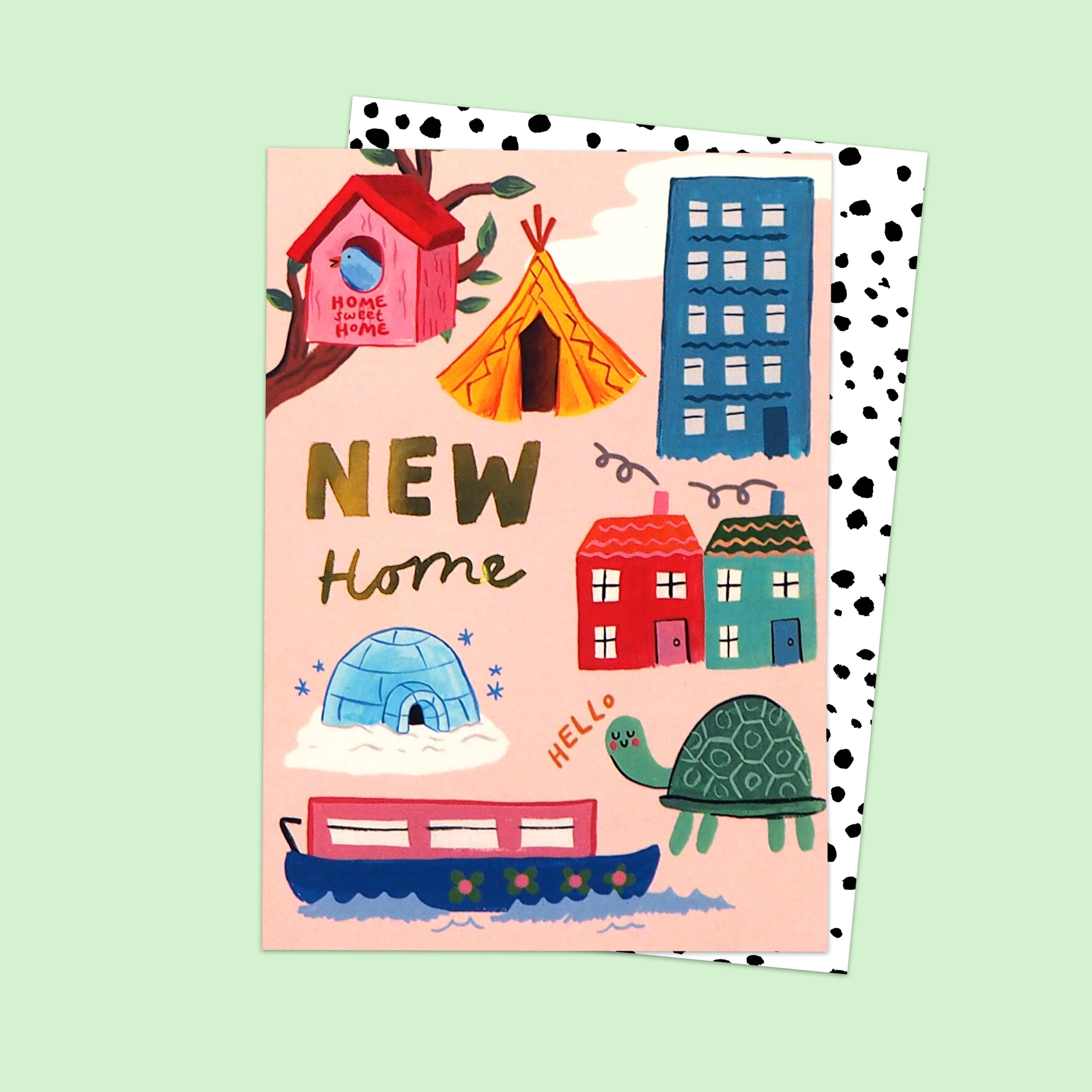 "New Home" Greeting Card