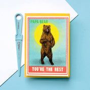 Papa Bear You're The Best Card | Dad Birthday Card | Father