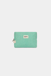 Toiletry Bag | Green Stripes