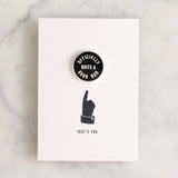 Officially Quite a Good Dad | Enamel Pin
