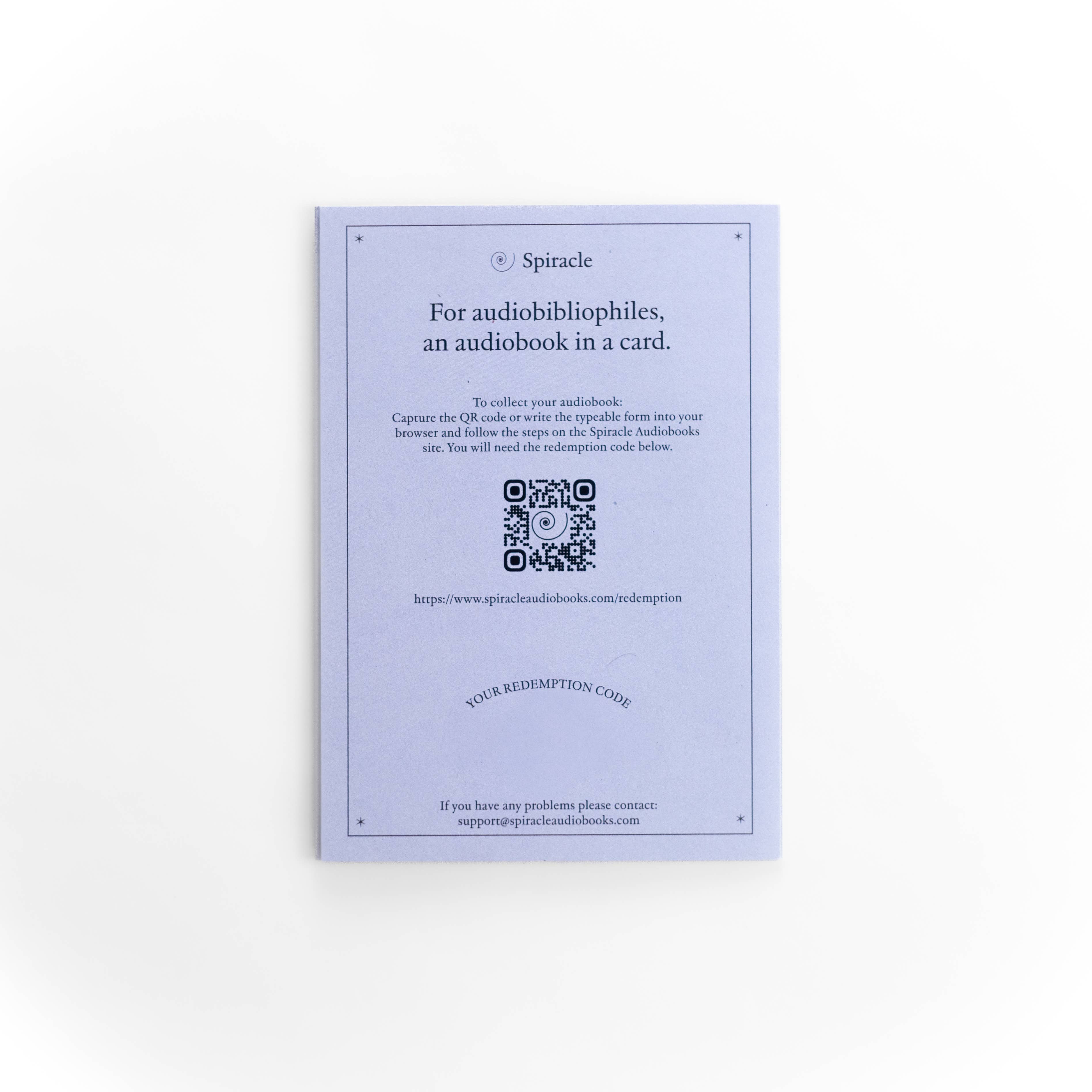 Audiobook in a Card: The Passenger by Ulrich Boschwitz