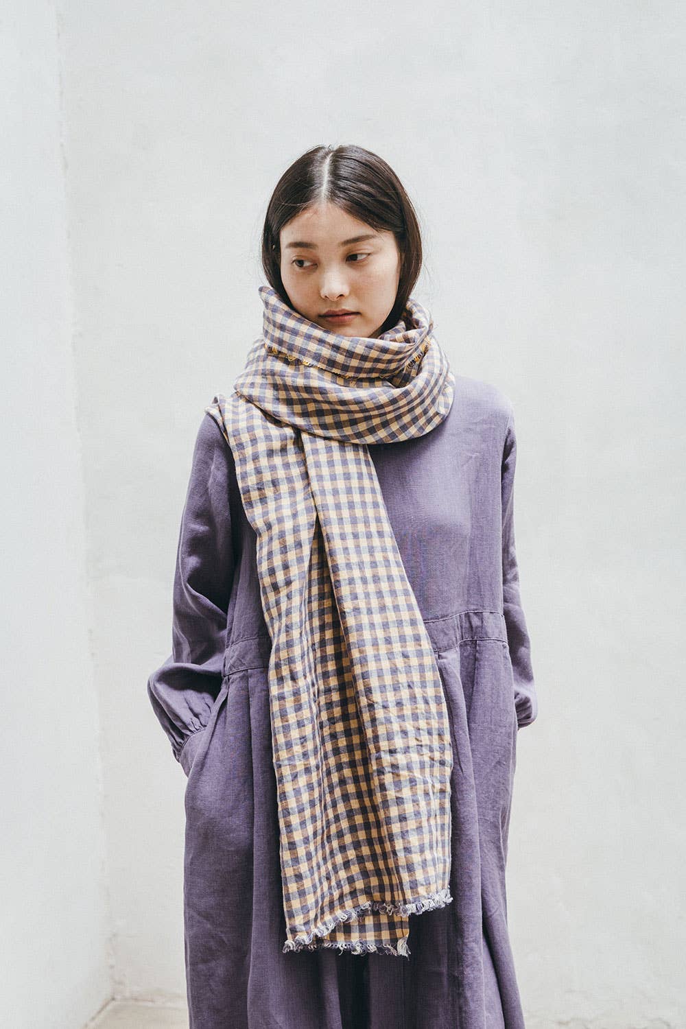 Tuz Fringe Linen Scarf | Phil