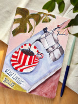 Coffee Pour Notebook | A5 Softcover