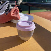 Ceramic Flat White Cup 6oz in Deia