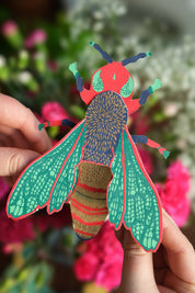 Wasp Greeting Card