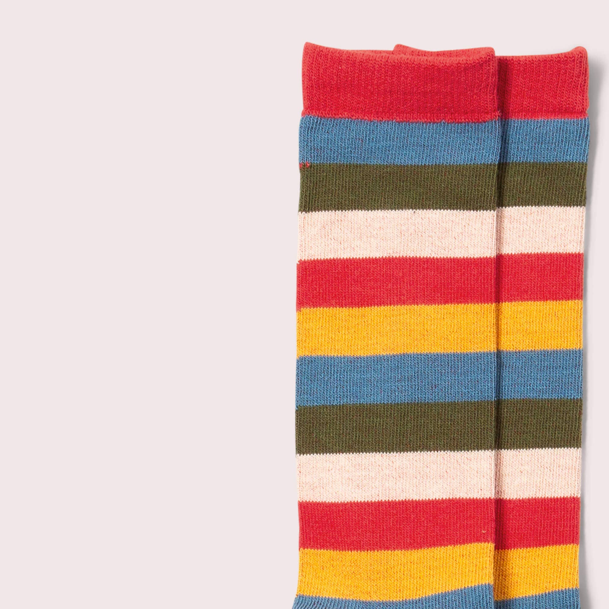 Rainbow Terry Boot Socks 2 Pack