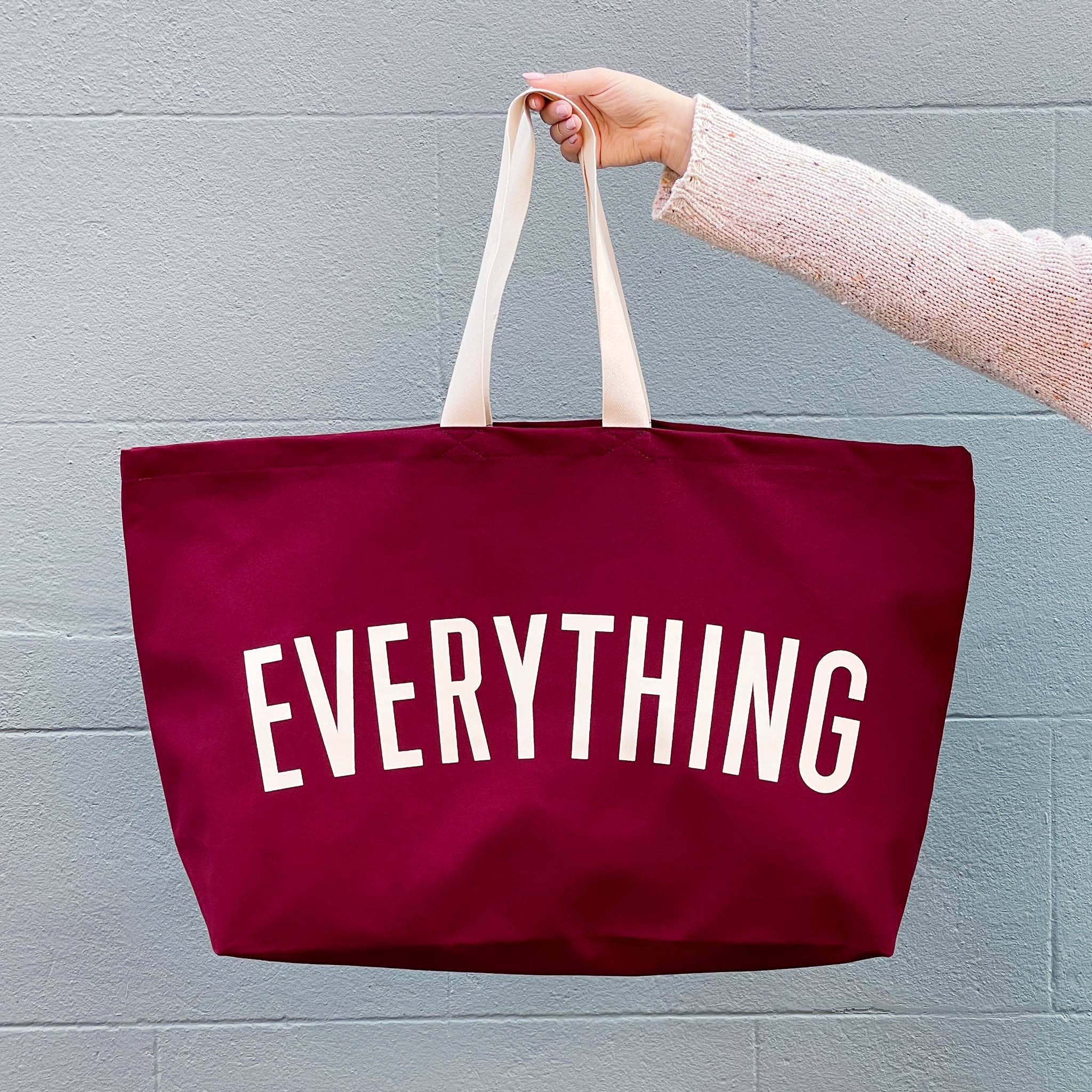 Everything | Burgundy REALLY Big Bag