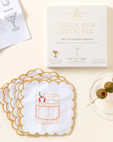 Stitch Your Cocktail Napkins | Embroidery Kit