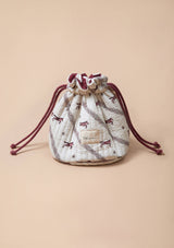Cotton Wash Bag in Cream Gallop