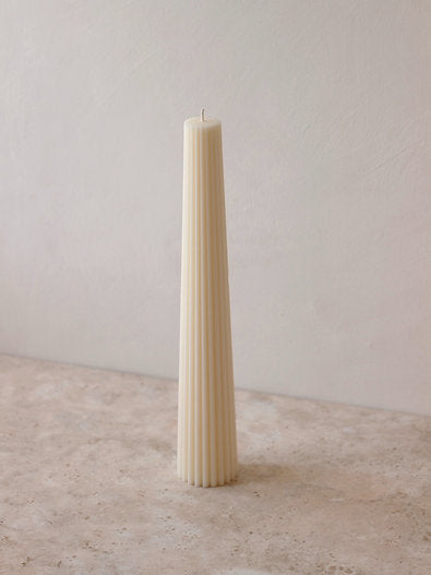 Fluted Dining Candle