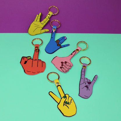 Hand Signs Keyring
