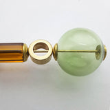 Gardena Glass Bubble Long Earrings