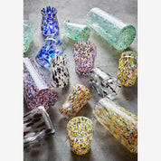 Glass Milk Jug | Brown & White