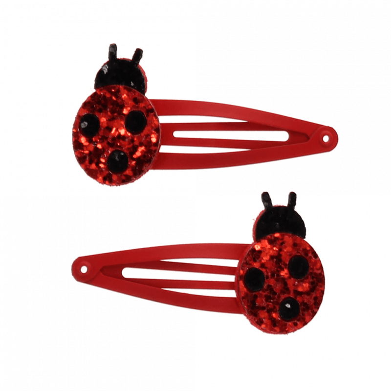 Ladybird Glitter Hair Clips (set of 2)