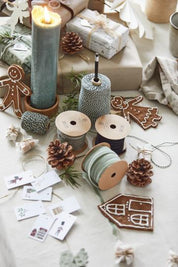 Velvet Ribbon On Spool | Dusty Green 10m