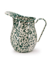 Splatter Enamelware | Large Pitcher | Green