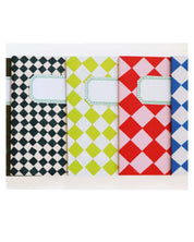 Chequered Sketch/Notebook A5 (various colours)
