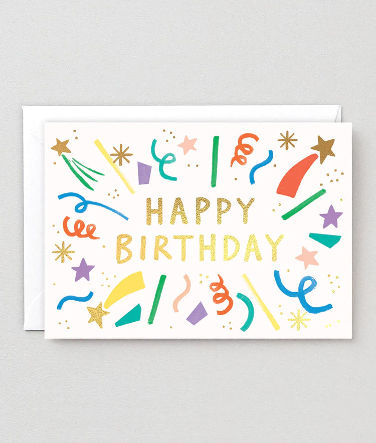 Happy Birthday Burst Card