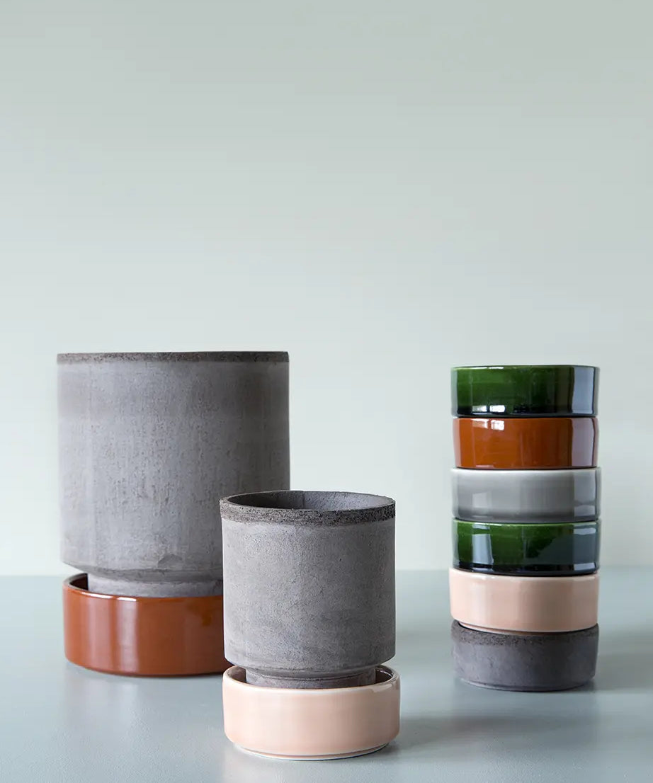 Various colour and sizeSaucer Glazed Finish for Hoff Pot 