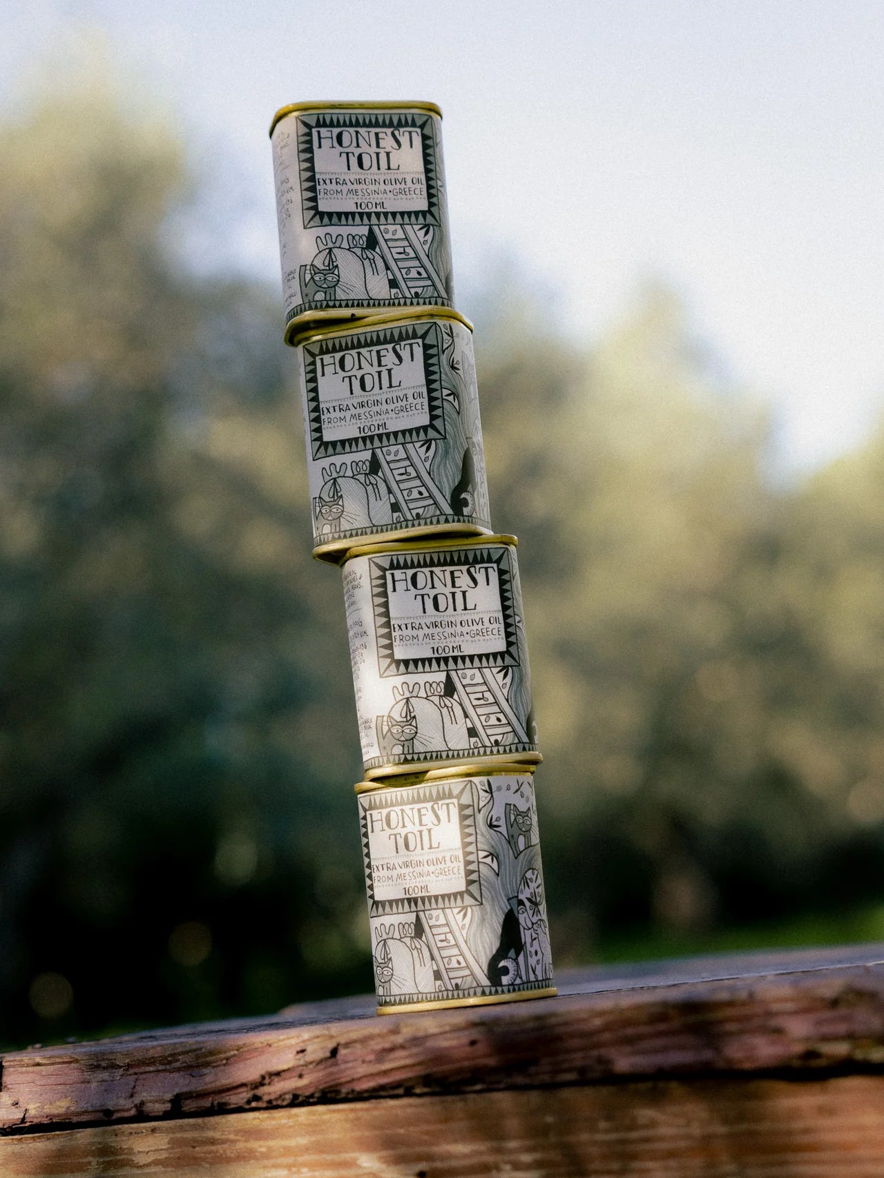 Honest Toil Extra Virgin Olive Oil | Mini Tin, 100ml