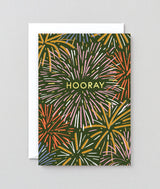 Hooray Fireworks Card