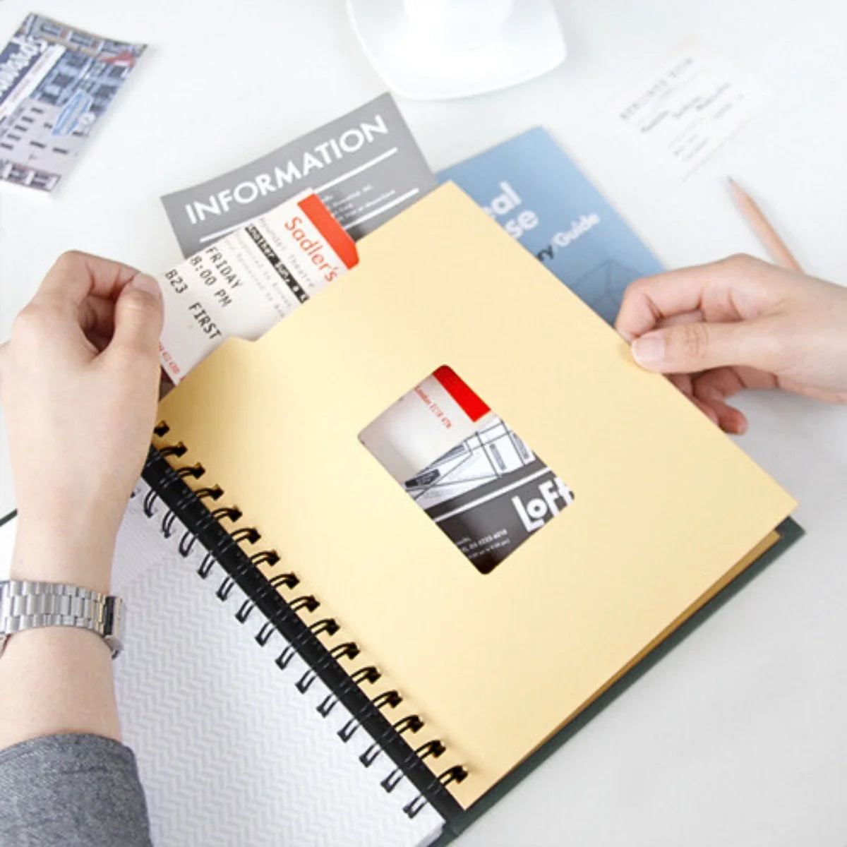 Ticket in Memory Album | Indi Blue