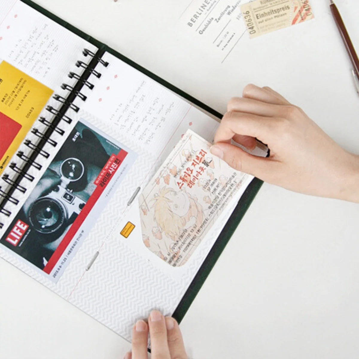 Ticket in Memory Album | Indi Blue