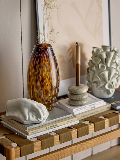 Daraz Vase in Brown Glass