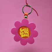 Lazy Like A Daisy Keyring