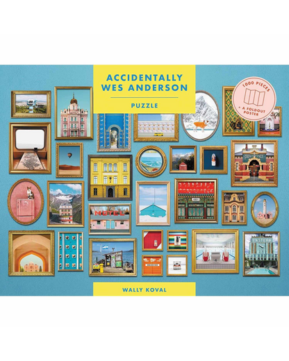 Accidentally Wes Anderson 1000 piece jigsaw puzzle