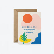 "Imperfectly Perfect" Greeting Card