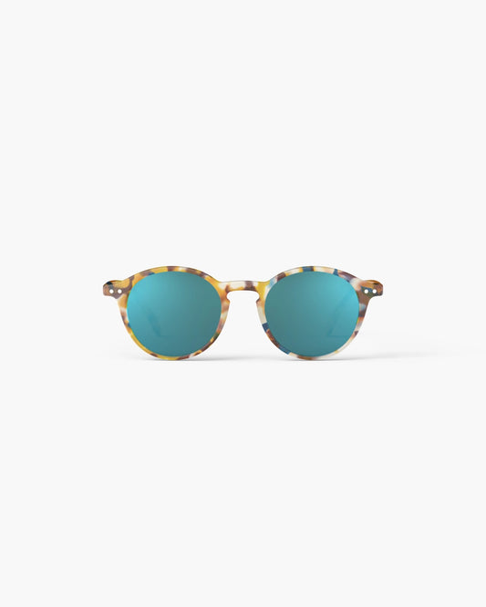 Sunglasses ‘Blue Tortoise’ Mirror Lens #D