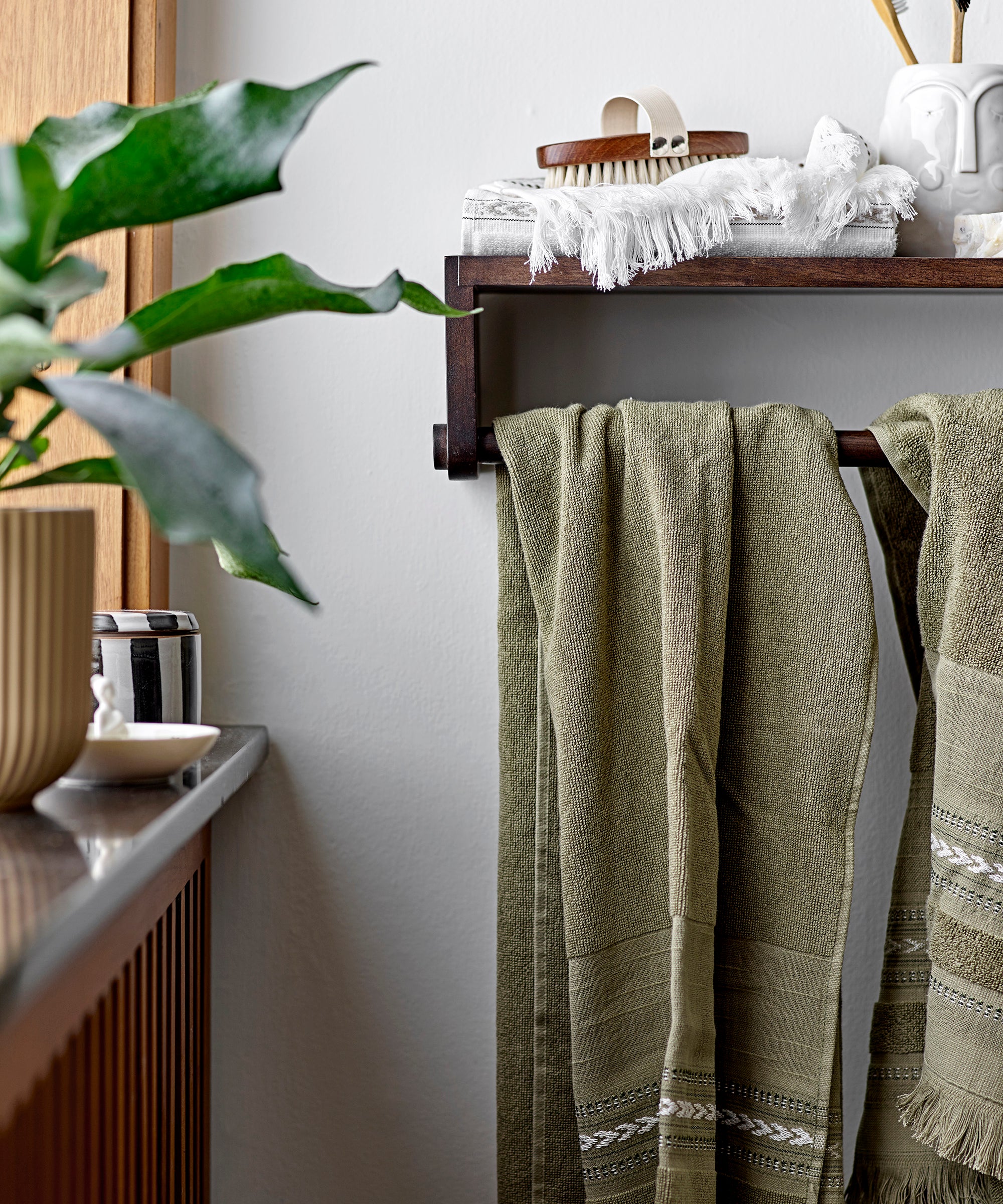 Large yellow plant pot