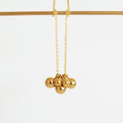 KIRA 7-ball Cluster Necklace