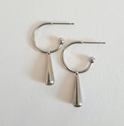 Kira Short Teardrop Stud Earrings