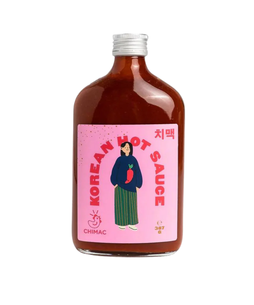 Chimac Korean hot sauce, 350ml bottle of gochujang based sauce