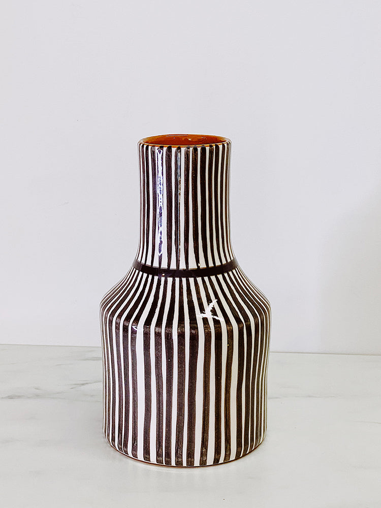 Large 'Garafe' Vase in Black