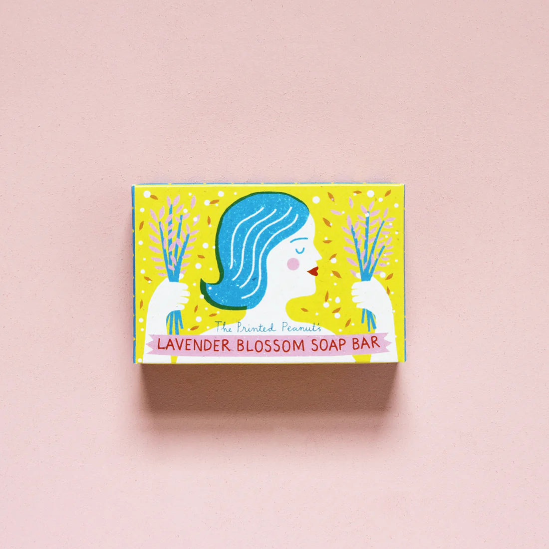 The Every Space Lavender Blossom Soap bar with lavender essential oil by The Printed Peanut