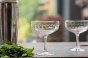 Crystal Cocktail Glass with Lens Design (set of 4)