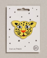 Petra Boase Iron-On Patch | Leopard Face Design