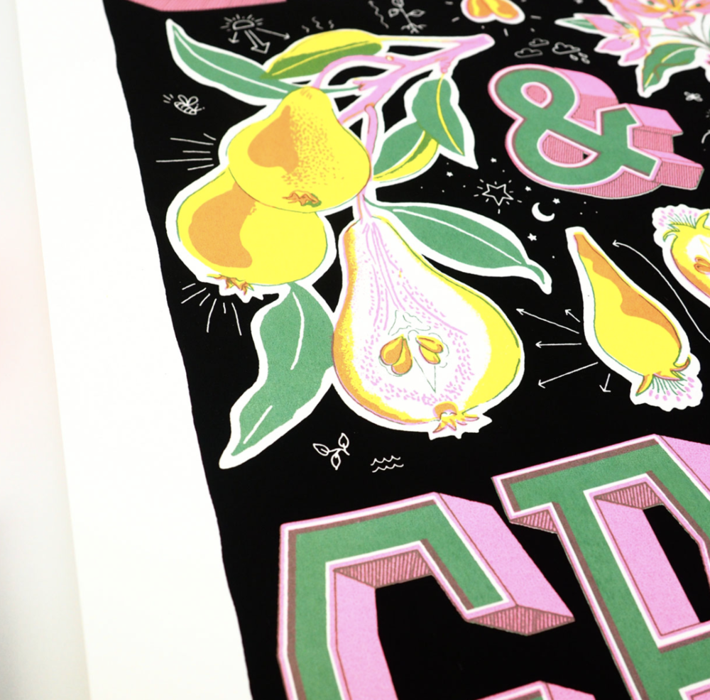 Live and Grow Screen Print